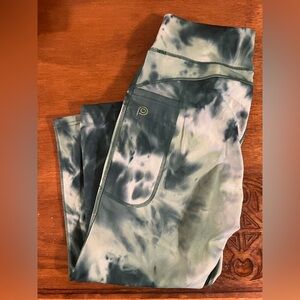 POP Fit Green Goddess Tie Dye Leggings